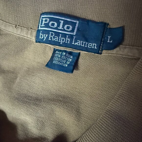 Polo Ralph Lauren Men's Light Brown with Dark Brown Logo, Large - Picture 5 of 5